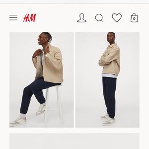 H&M linen joggers